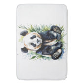 Prachtige Waterverf Panda Beer Badmat (Voorkant Verticaal)