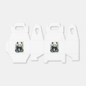 Prachtige Waterverf Panda Beer Bedankdoosjes (Uitgevouwen)