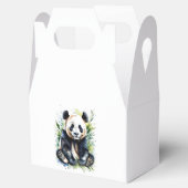 Prachtige Waterverf Panda Beer Bedankdoosjes (Geopend)