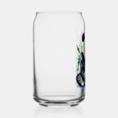 Prachtige Waterverf Panda Beer Blikvorm Glas (Rechts)