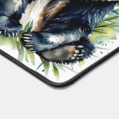 Prachtige Waterverf Panda Beer Bureaumat (Hoek)