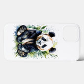 Prachtige Waterverf Panda Beer Case-Mate iPhone Case (Achterkant (horizontaal))