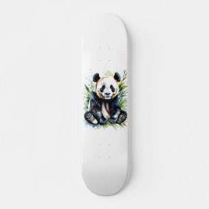 Prachtige Waterverf Panda Beer Persoonlijk Skateboard