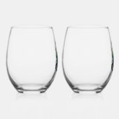 Prachtige Waterverf Panda Beer Wijnglas Zonder Voet (Rechts)