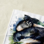 Prachtige Waterverf Panda Beren Strandlaken (In situ)