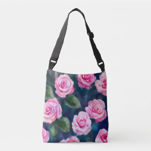 Prachtige Waterverf Populair Roze Collectie Crossbody Tas