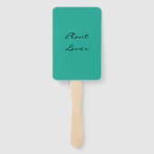 Prachtige Waterverf Prickly Cactus Handwaaier (Achterkant)