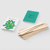 Prachtige Waterverf Prickly Cactus Handwaaier (Niet-gemonteerd)