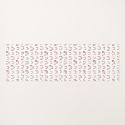 Prachtige Waterverf Rainbow Yoga Mat (Achterkant (horizontaal))