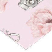 Prachtige waterverf Roos Korte Tafelloper (Hoek)