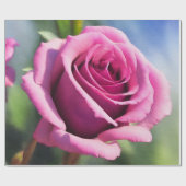 Prachtige Waterverf Roze Roze Modern Collectie Cadeaupapier (Vlak)