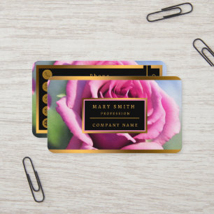 Prachtige Waterverf Roze Roze Modern Collectie Visitekaartje