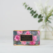 Prachtige Waterverf Rozen Collectie Visitekaartje (Staand voorkant)