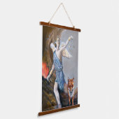 Prachtige Waterverf schilderijen van de Nemesis Hangend Wandkleed (Gebogen)