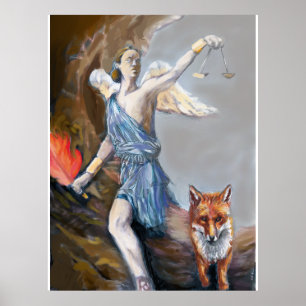 Prachtige Waterverf schilderijen van de Nemesis Poster