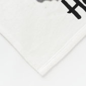 Prachtige waterverf sneeuwman met sjaal en pet fleece deken (Hoek)