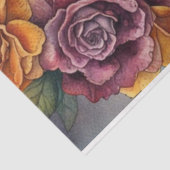 Prachtige Waterverf Sugar Skull Vrouw Decoupage Tissuepapier (Detail)