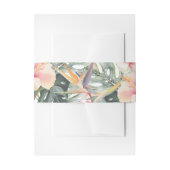 Prachtige Waterverf tropische botanische bruiloft Uitnodigingen Wikkel (Voorkant Voorbeeld)