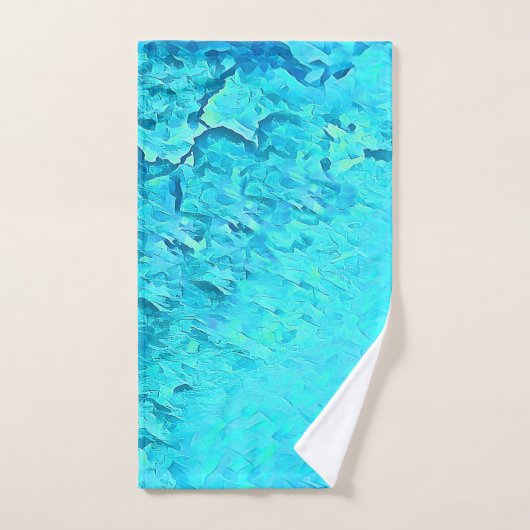 Prachtige Waterverf Tropische Ocean Theme Design Bad Handdoek (Handdoek)