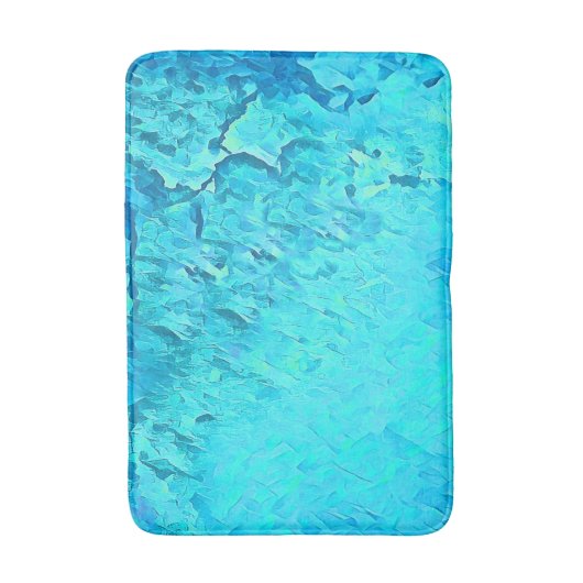 Prachtige Waterverf Tropische Ocean Theme Design Badmat (Voorkant Verticaal)