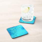 Prachtige Waterverf Tropische Ocean Theme Design Bier Onderzetter (Rechterzijde)