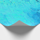 Prachtige Waterverf Tropische Ocean Theme Design Cadeaupapier (Hoek)