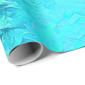 Prachtige Waterverf Tropische Ocean Theme Design Cadeaupapier (Rol Hoek)