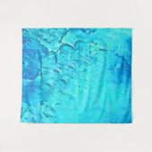 Prachtige Waterverf Tropische Ocean Theme Design Wandkleed (Voorkant (horizontaal))