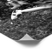 Prachtige Waterverf Twirling Girl Poster (Hoek)