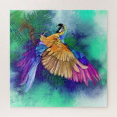 Prachtige Waterverf van de Parrot Puzzle Legpuzzel (Horizontaal)