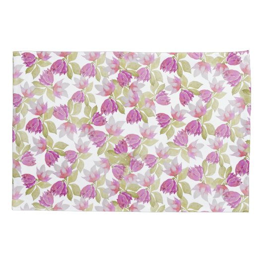 Prachtige Waterverf van magnolia Flower Kussensloop (Achterkant)