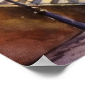 Prachtige Waterverf van Paris Travel Poster (Hoek)