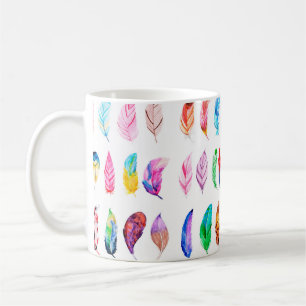 Prachtige Waterverf Veer Collectie Koffiemok