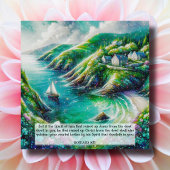 Prachtige Waterverf zeilboot Paasfeest Feestdagenkaart