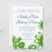 Prachtige  weduwschap kaart (Voorkant)