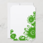 Prachtige  weduwschap kaart (Achterkant)