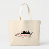 Prachtige Wenen, Oostenrijk Grote Tote Bag (Voorkant)
