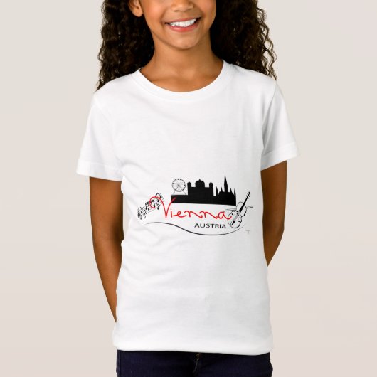 Prachtige Wenen, Oostenrijk T-shirt (Voorkant)