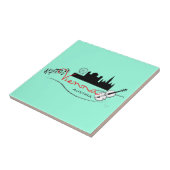 Prachtige Wenen, Oostenrijk Tegeltje (Zijkant)