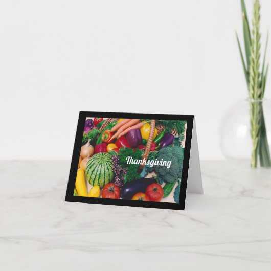 Prachtige wensen voor Thanksgiving Wenskaart Kaart (Voorkant)
