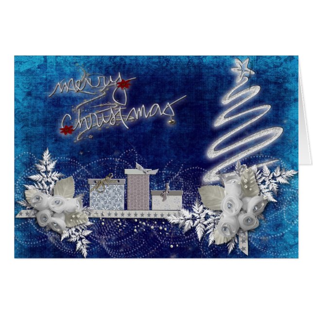 Prachtige  Wenskaarten voor kerstmis (Voorkant Horizontaal)