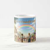 Prachtige Wereld Regenboog Tuin Scene Mok (Center)