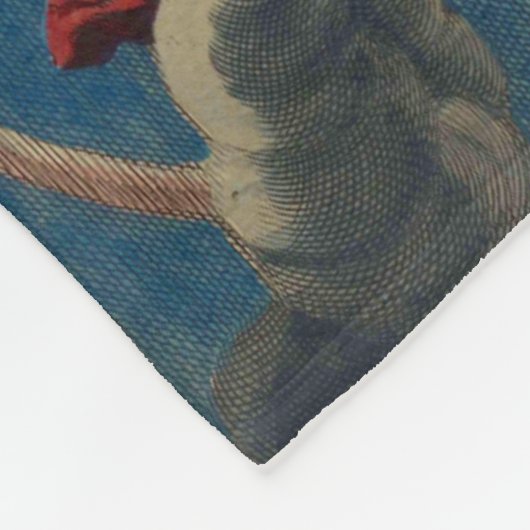 Prachtige  wereldkaart fleece deken (Hoek)