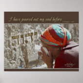 Prachtige Westerne Muur, gemengde mediatart afdruk Poster (Voorkant)