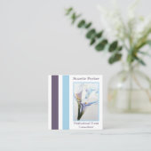 Prachtige White Calla Lilies Event Planner Vierkante Visitekaartje (Staand voorkant)