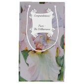 Prachtige White Iris Klein Cadeauzakje (Voorkant)