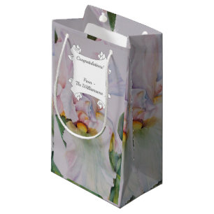 Prachtige White Iris Klein Cadeauzakje