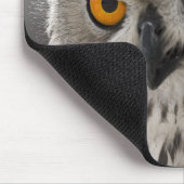 Prachtige White Owl Mousepad Muismat (Hoek)