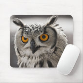 Prachtige White Owl Mousepad Muismat (Met muis)
