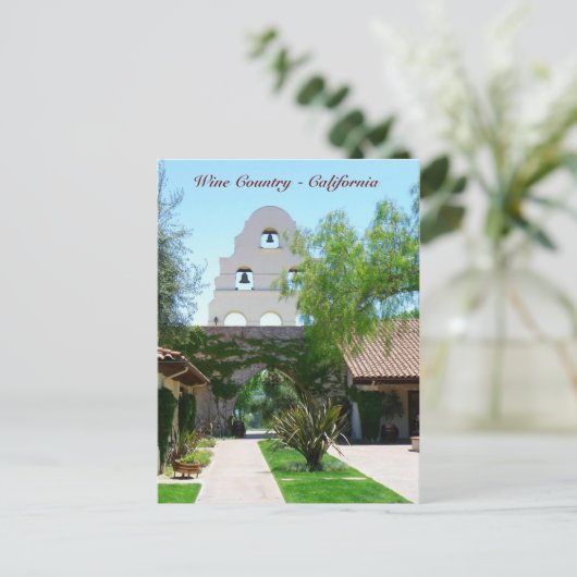 Prachtige wijn Land/Californië Briefkaart! Briefkaart (Staand voorkant)